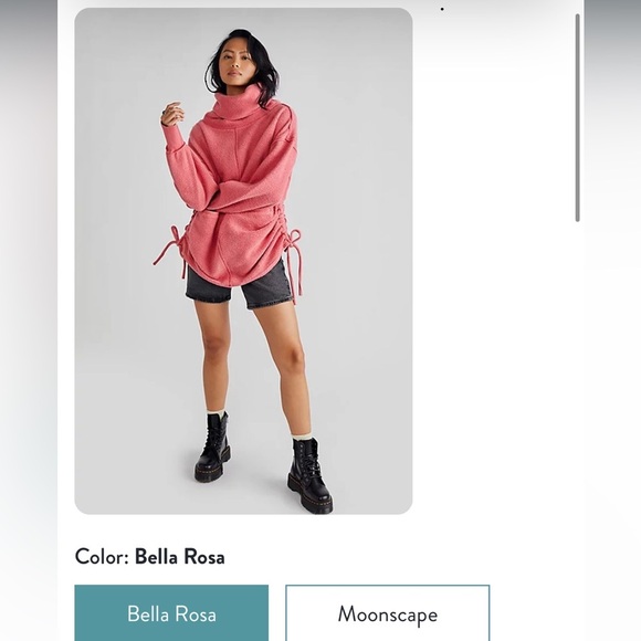 Free People Fireside Funnel Tunic NWT Size XL - Picture 3 of 17